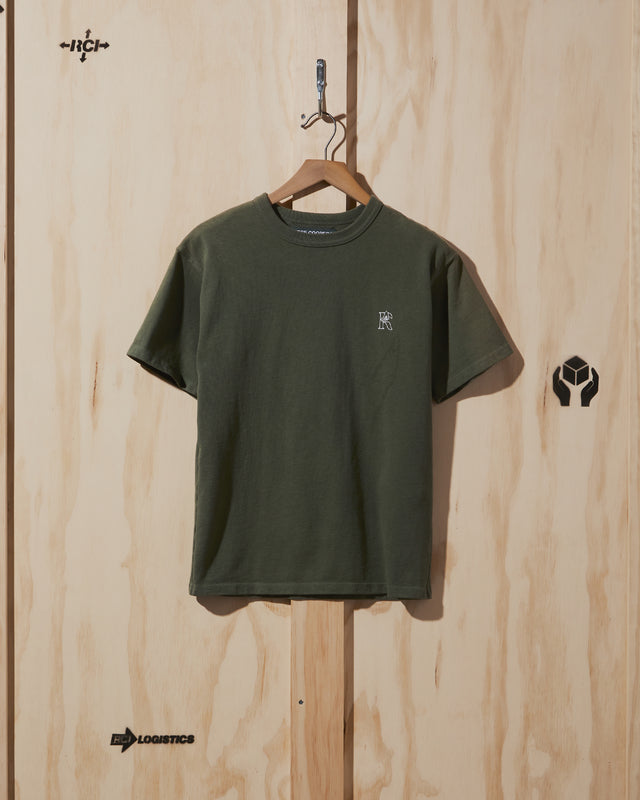 AW22 Mini R Logo T-Shirt in Sage