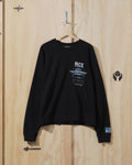 RCI Reserve Screen Printed Crewneck Sweatshirt in Black