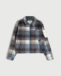 RCI Reserve: Work Jacket in Blue Wool Flannel