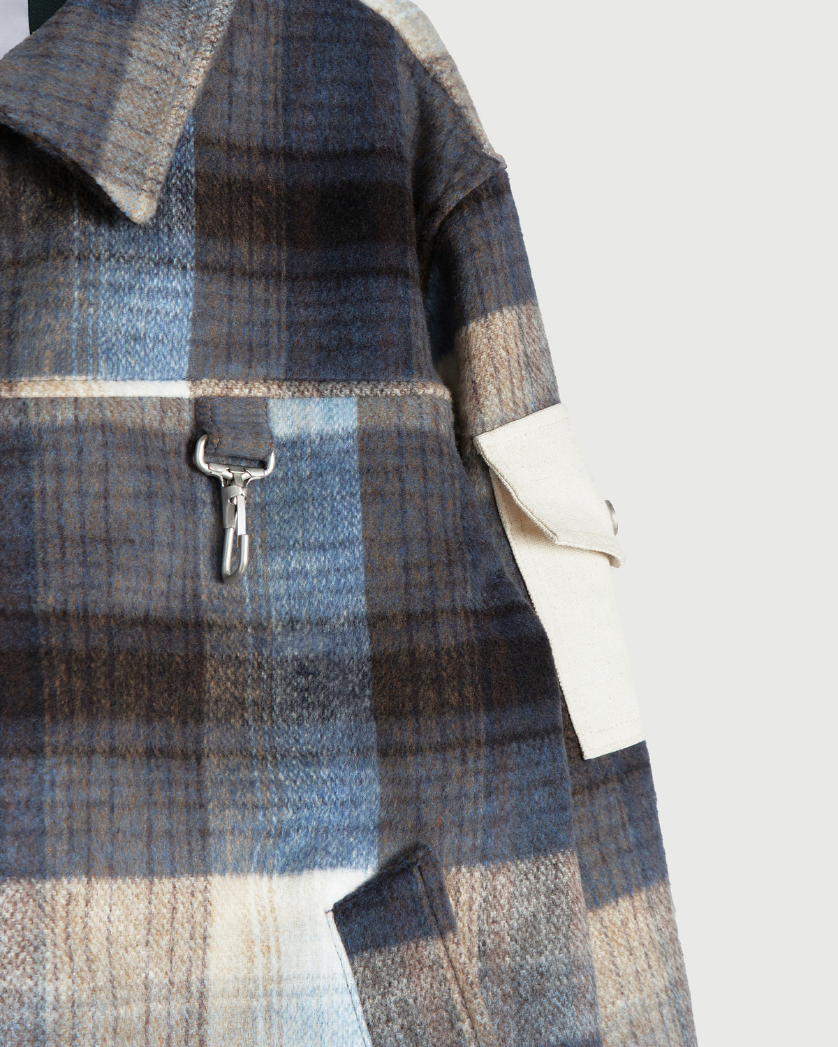 RCI Reserve: Work Jacket in Blue Wool Flannel