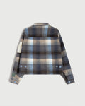 RCI Reserve: Work Jacket in Blue Wool Flannel