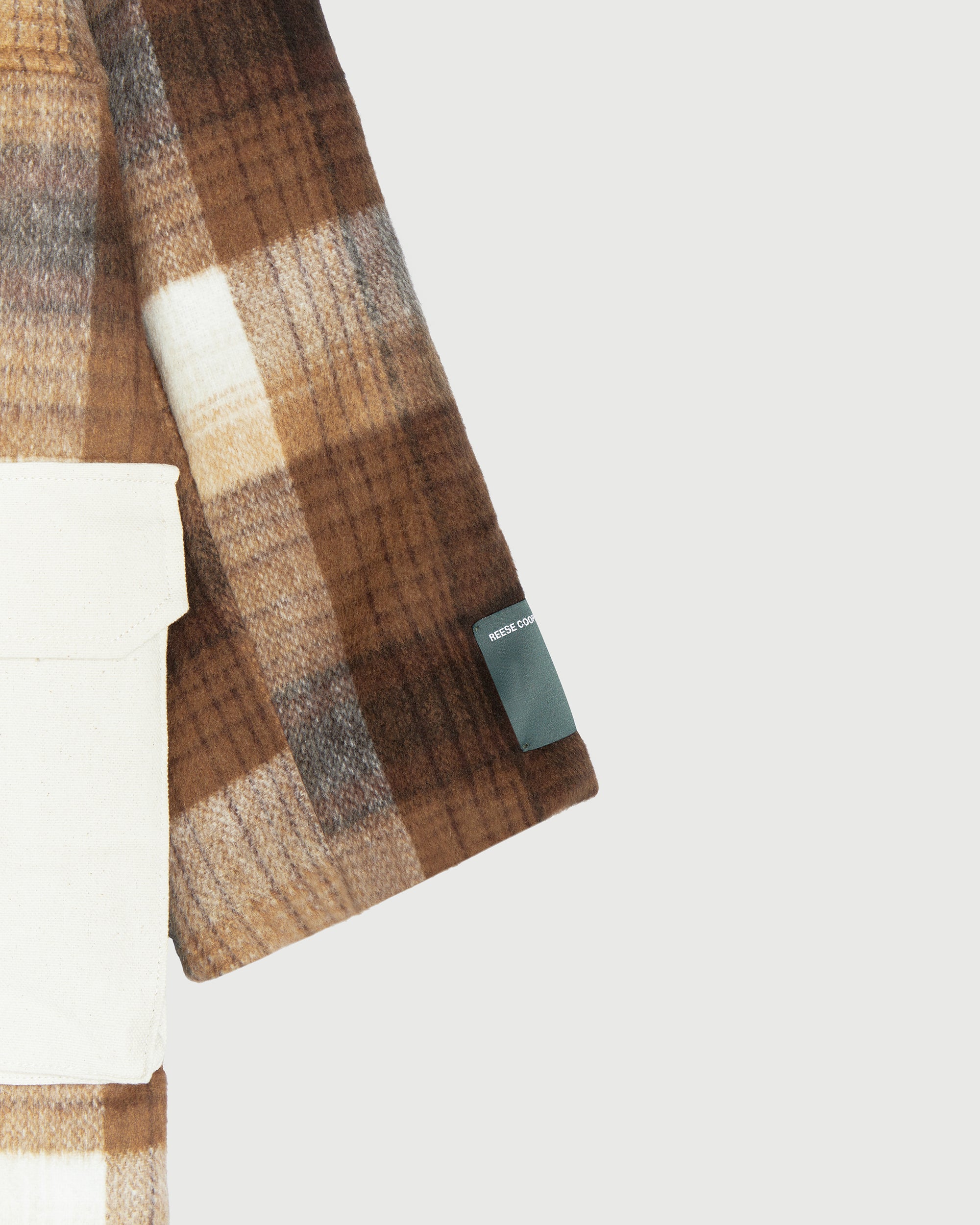 RCI Reserve: Womens Coat in Brown Wool Flannel