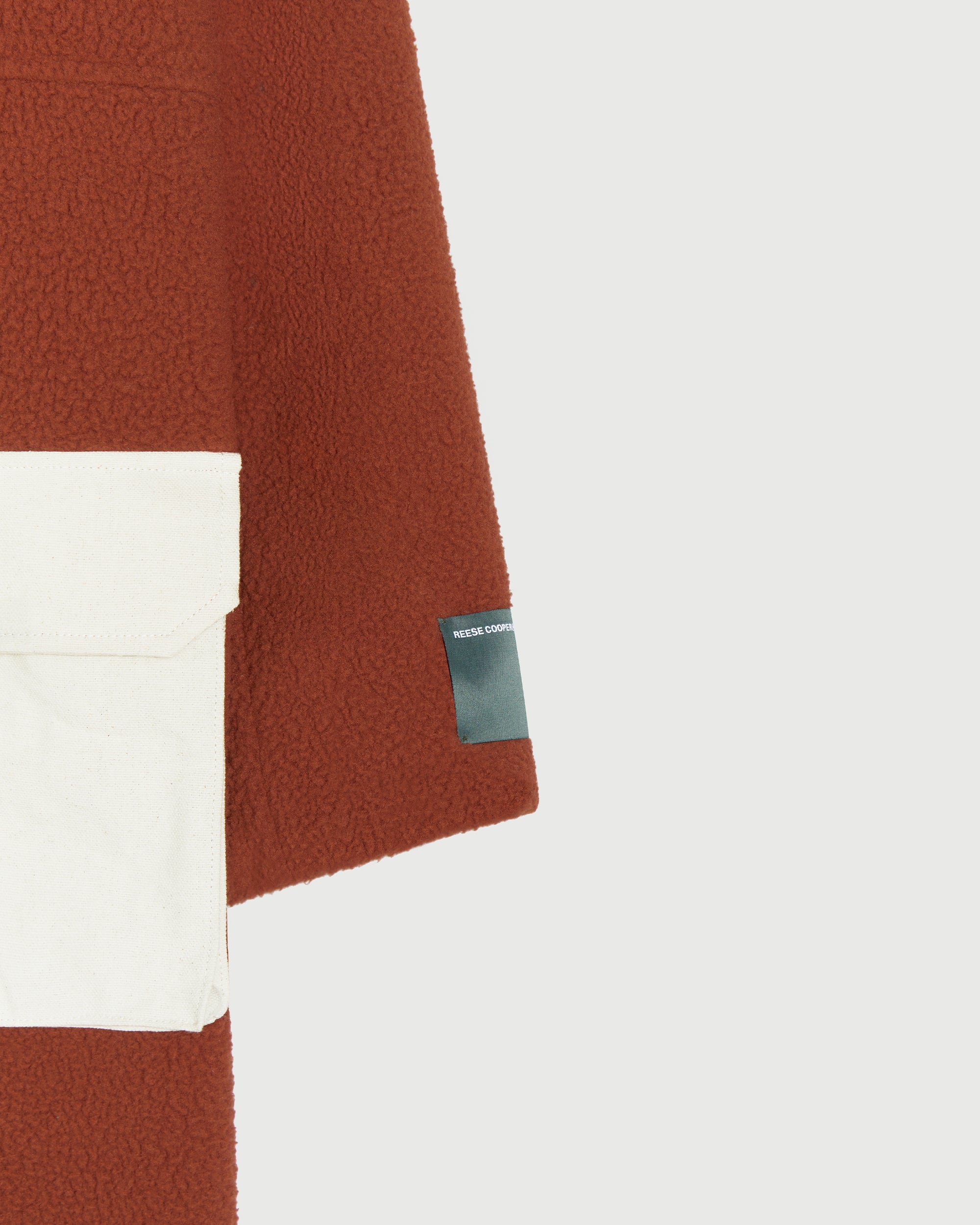 RCI Reserve: Womens Coat in Orange Sherpa Fleece