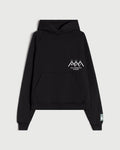Mountain Logo Hooded Sweatshirt in Black