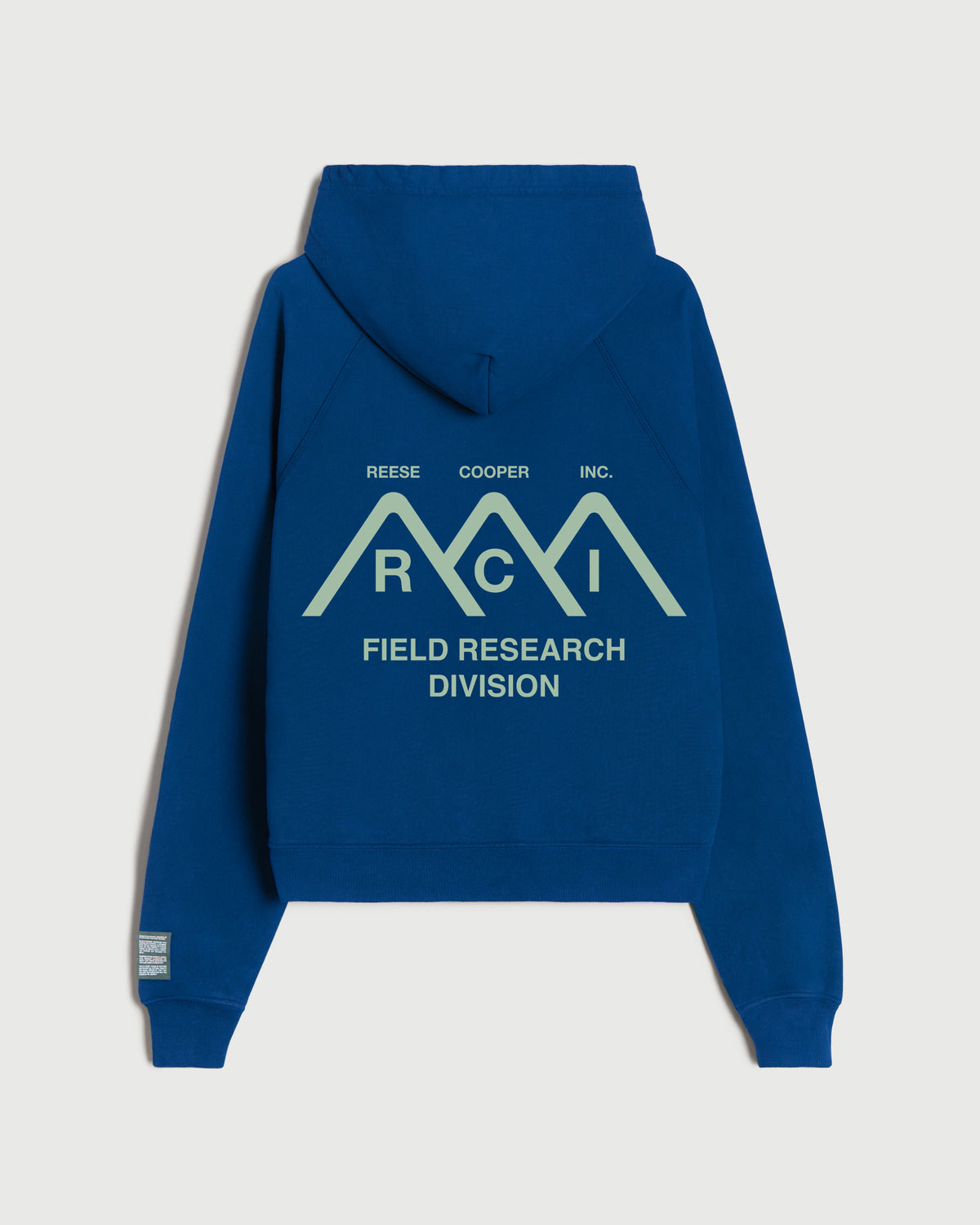 Mountain Logo Hooded Sweatshirt in Royal Blue