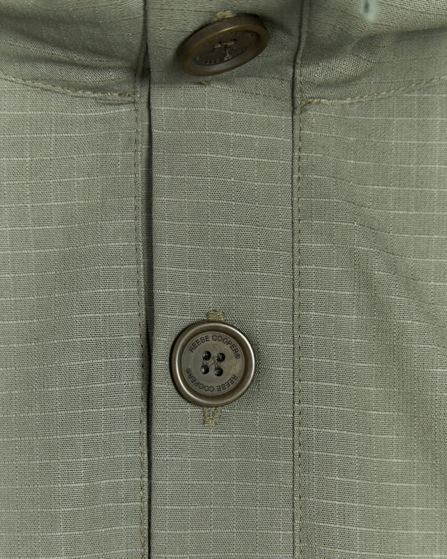 Modular Pocket Cotton Ripstop Anorak in Sage