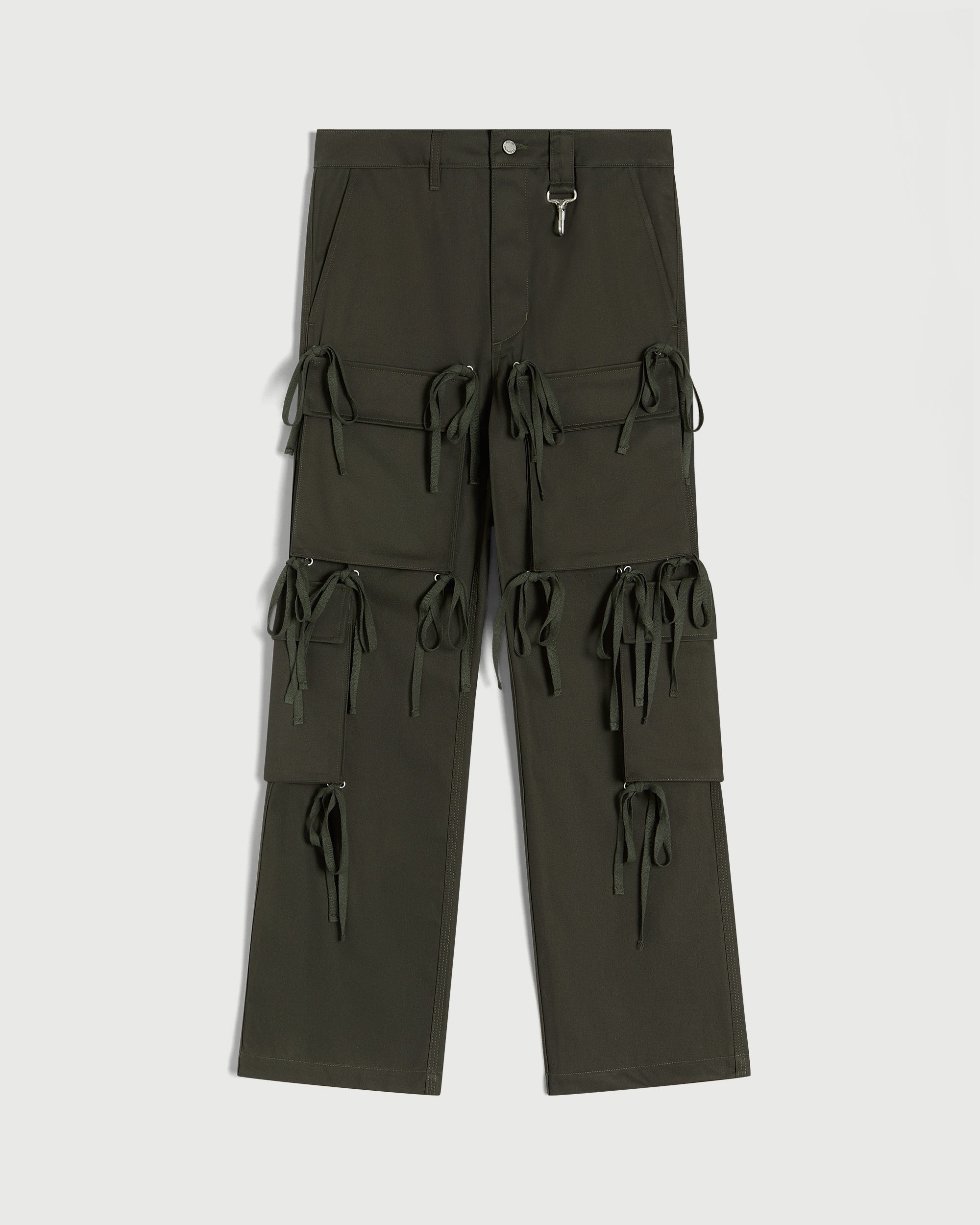 OFF-WHITE Wide-Leg Twill Cargo Trousers for Men