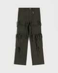 Modular Pocket Cotton Twill Cargo Pant in Olive