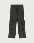 Modular Pocket Cotton Twill Cargo Pant in Olive