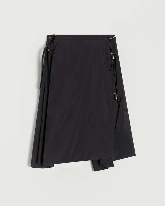 Nylon Hiking Blanket Skirt in Black