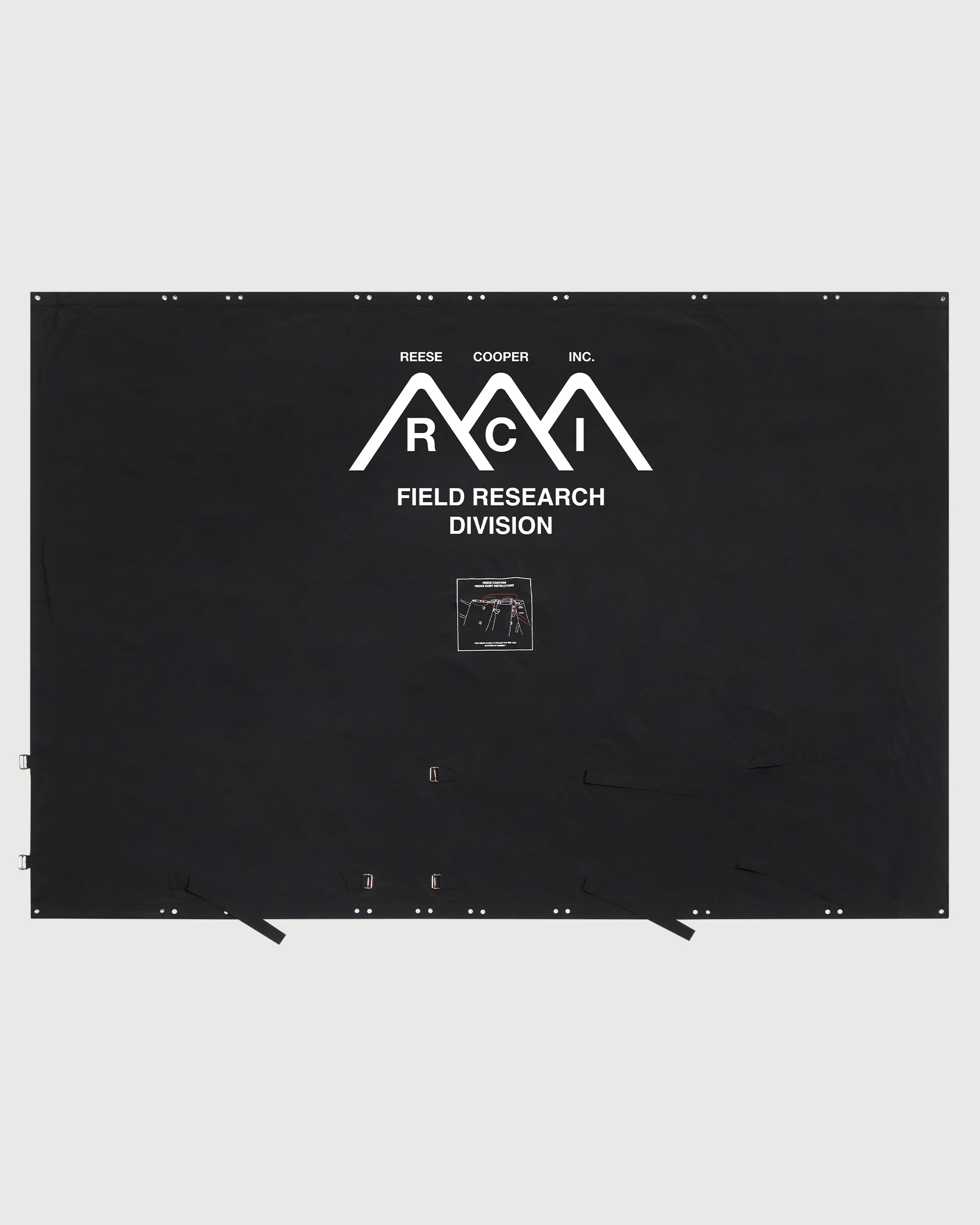 Nylon Hiking Blanket Skirt in Black