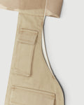 Sunfaded Cotton Trouser with Removable Attachment in Khaki