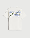 Vine Print T-Shirt in Vintage White