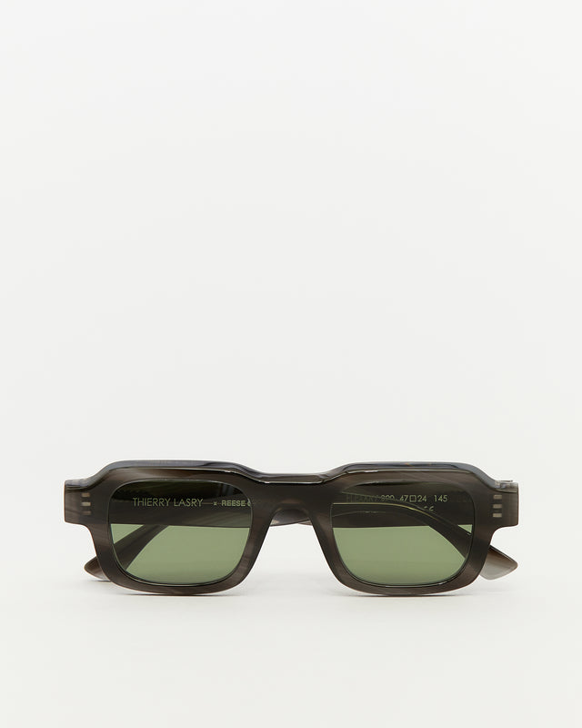 RC x Thierry Lasry Sunglasses in Grey with Green Lens
