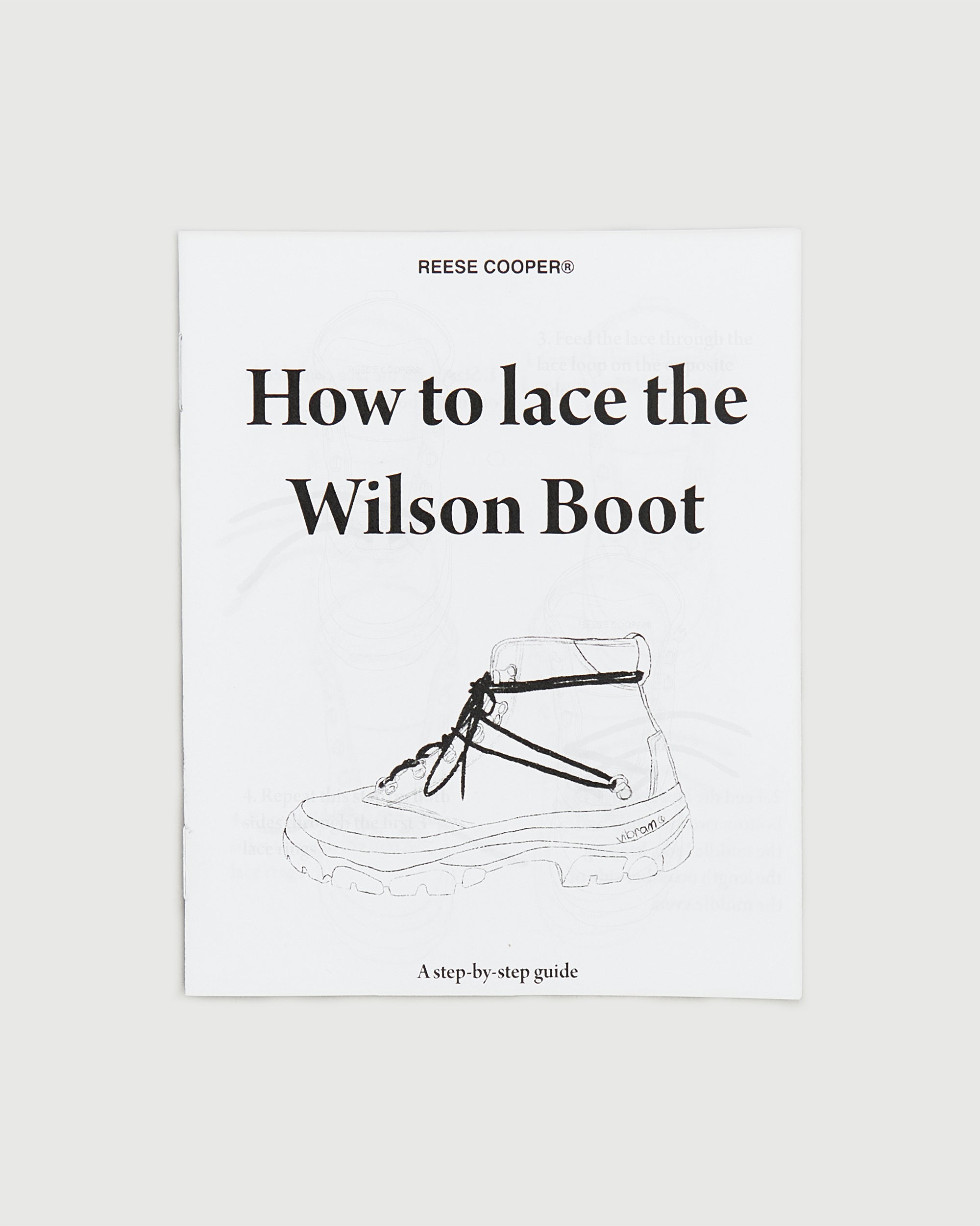 Wilson Boot in Vintage White Leather