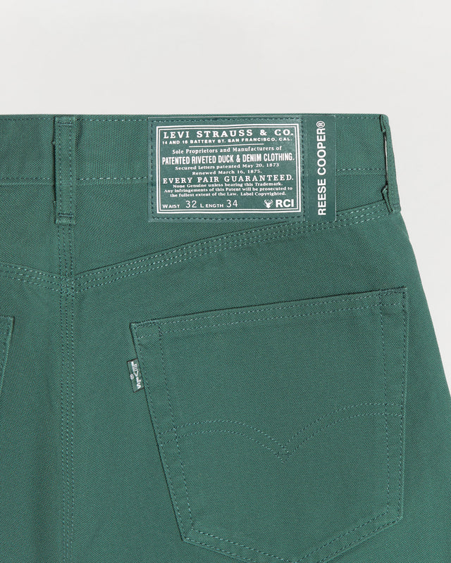 RCI x Levi's Straight Fit Duck Canvas Pant in Forest Green – REESE