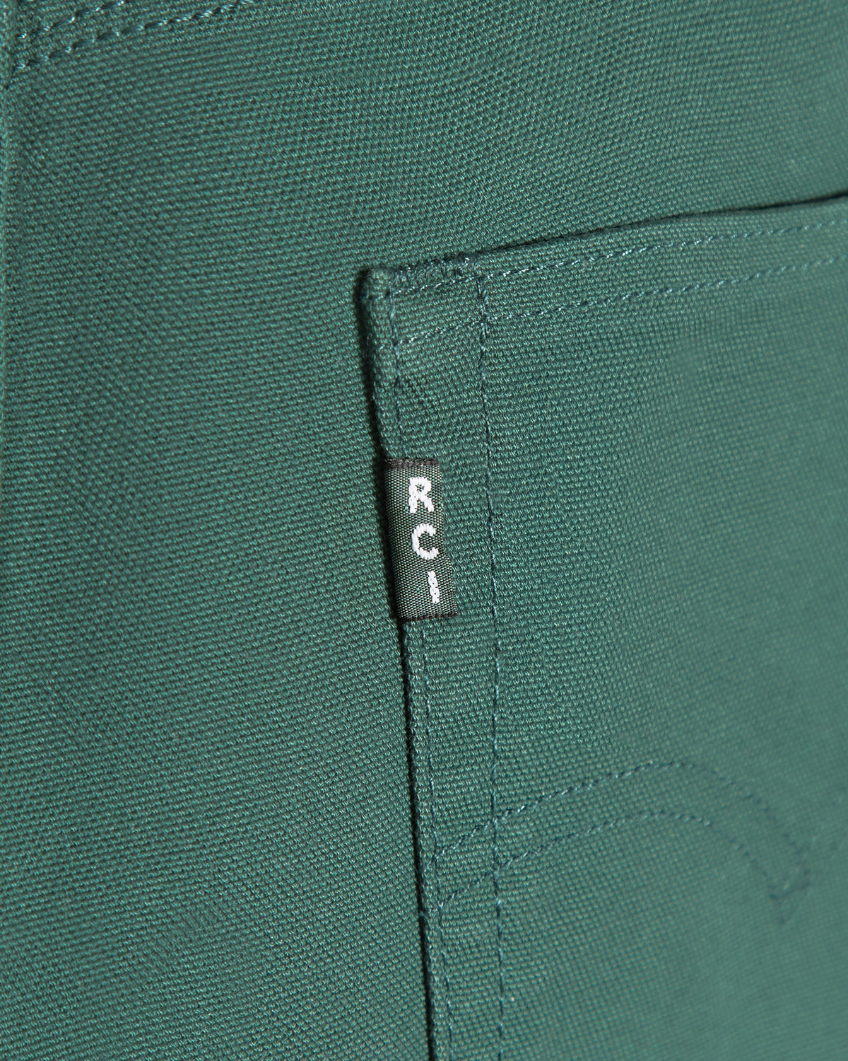 RCI x Levi's Straight Fit Duck Canvas Pant in Forest Green